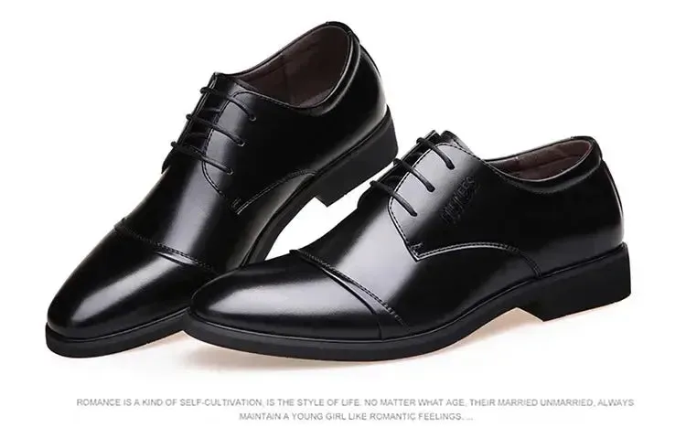 2025 Handcrafted Mens Oxford Shoes Patent Calfskin Leather Brogue Dress Shoes
