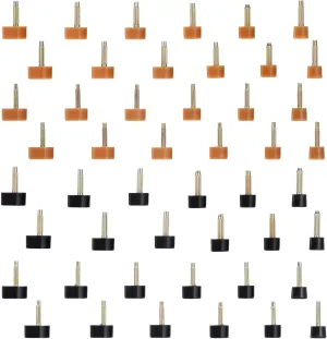 24 Pairs Heel Caps for High Heels High Heel Tips Replacement High Heel Caps Protectors Heels Tips 7/8/9/10/11/12mm Heel Cap Cover Shoe Replacement Dowels Shoe Heel Repair(Black Apricot)
