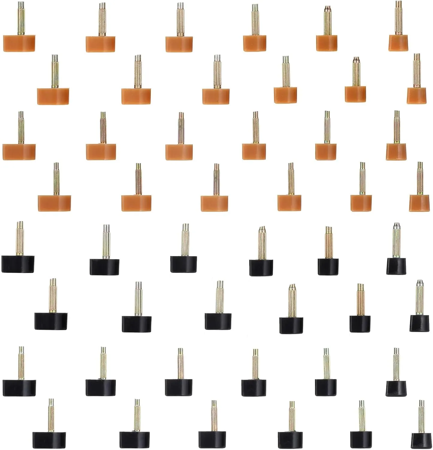 24 Pairs Heel Caps for High Heels High Heel Tips Replacement High Heel Caps Protectors Heels Tips 7/8/9/10/11/12mm Heel Cap Cover Shoe Replacement Dowels Shoe Heel Repair(Black Apricot)