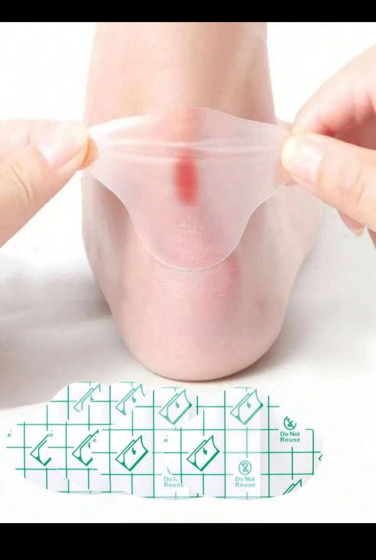 40pcs Gel Heel Protectors, Adhesive Blisher Pads for Heel Liners, Shoes Stickers, Pain Relief and Foot Care Caution Grip (imported).