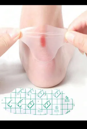 40pcs Gel Heel Protectors, Adhesive Blisher Pads for Heel Liners, Shoes Stickers, Pain Relief and Foot Care Caution Grip (imported).