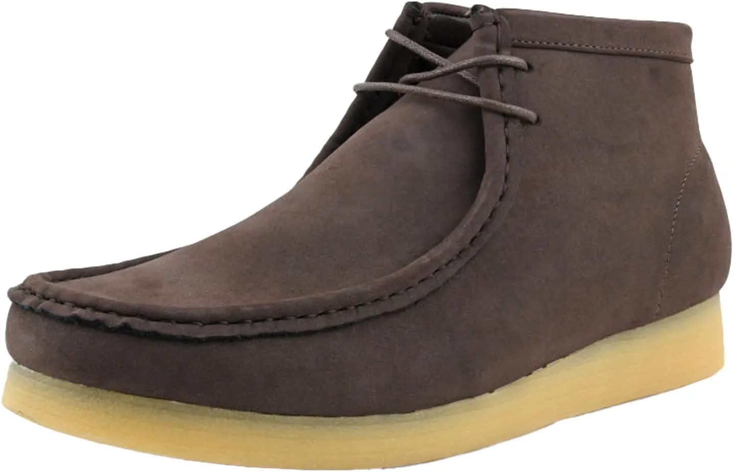 Amali Casual Chukka Boots for Men, High-Top, Lace Up Suede Men's Shoes, Desert Boots with Crepe Rubber Sole
