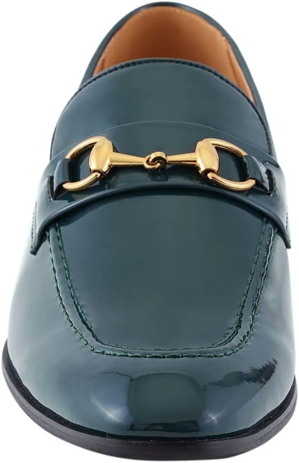 Amali Patent Tuxedo Loafer Men??s Slip-On Dress Shoes for Men Formal Loafers Mens Smoking Slippers