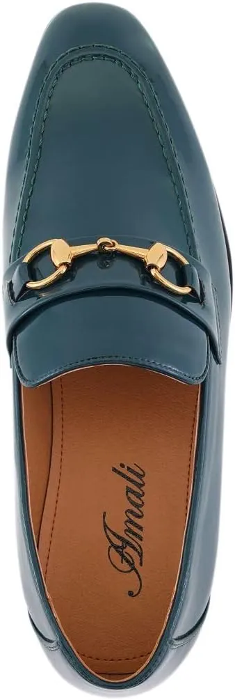 Amali Patent Tuxedo Loafer Men??s Slip-On Dress Shoes for Men Formal Loafers Mens Smoking Slippers