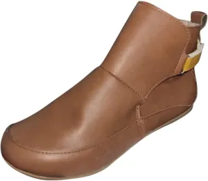 AMDBEL Womens Winter Boots Wide Width, Womens Booties Sexy Vintage Retro Short Western Boots Casual Dressy Comfortable Flat Booties, Boots for Women Ankle Booties