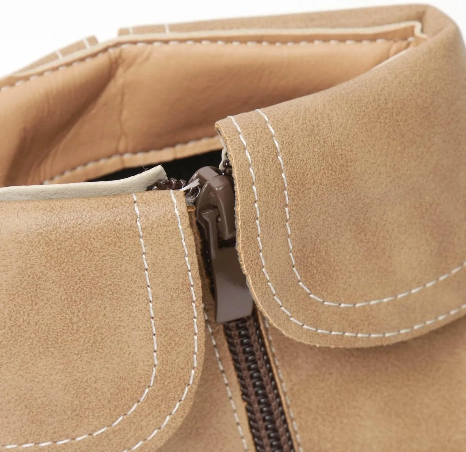 Ankle Boots for Women Fall Boots Women Round Toe Comfortable Side Zipper Flat Casual Walking Shoes Women Short Boots