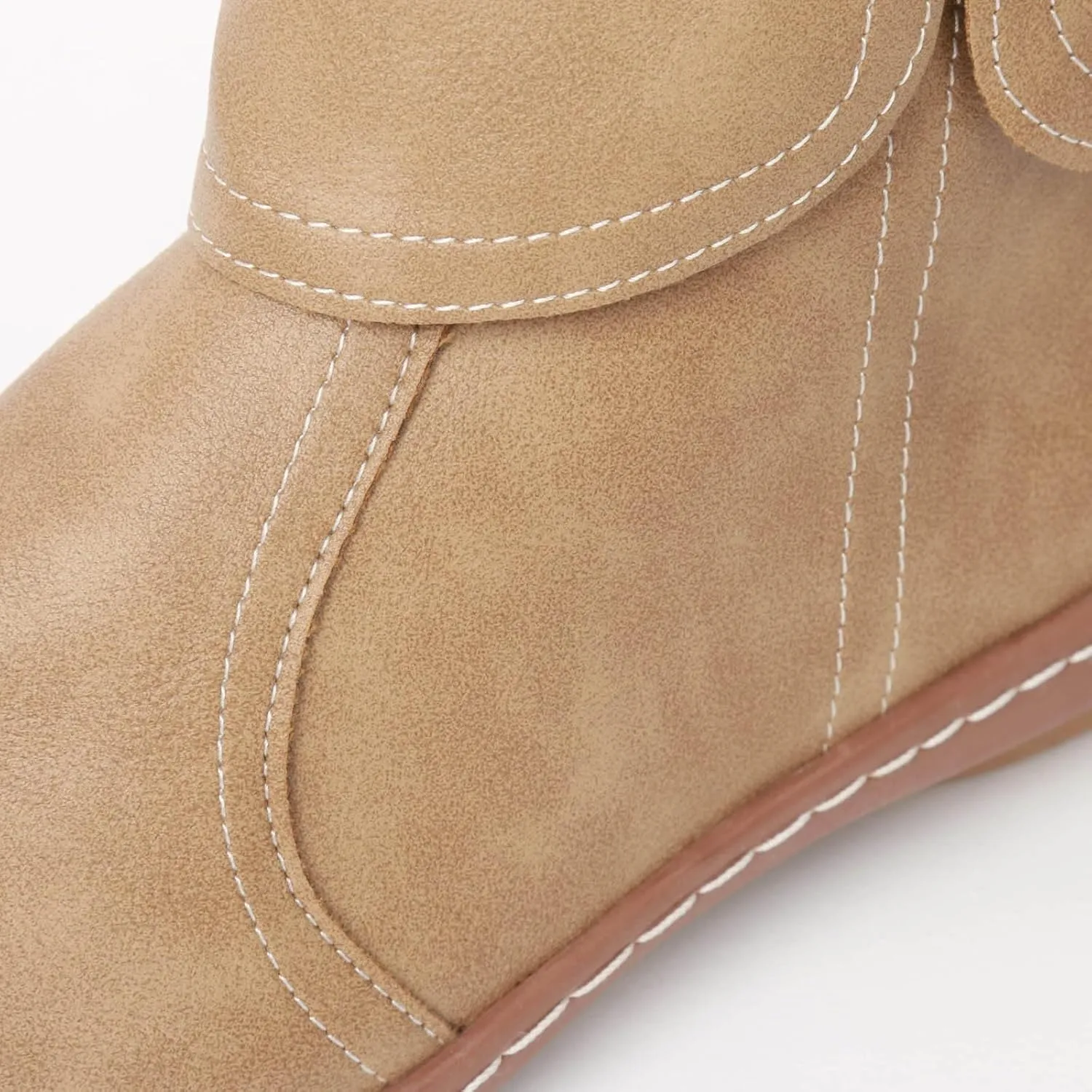 Ankle Boots for Women Fall Boots Women Round Toe Comfortable Side Zipper Flat Casual Walking Shoes Women Short Boots