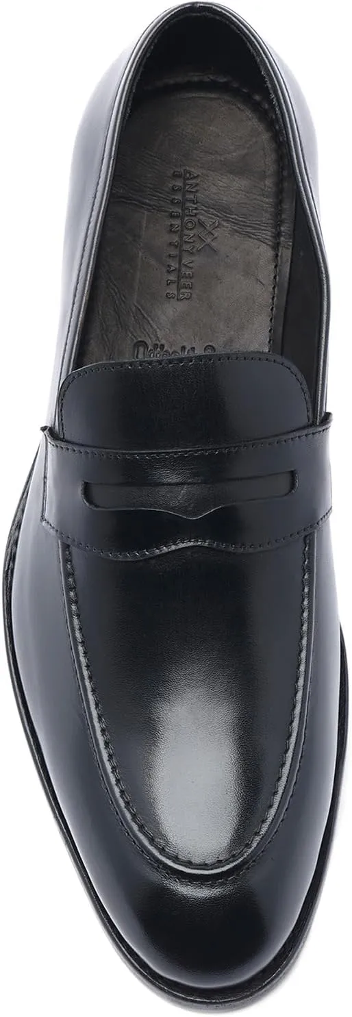 Anthony Veer Gerry Penny Loafers for Men | Goodyear Welt Construction | Ortholite? Footbed | Recraftable Leather Outsole