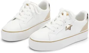 ANTLULU Girls??Platform Canvas Shoes Low Top and High Top Canvas Sneakers Lace-up Fashion Casual Shoes for Girls