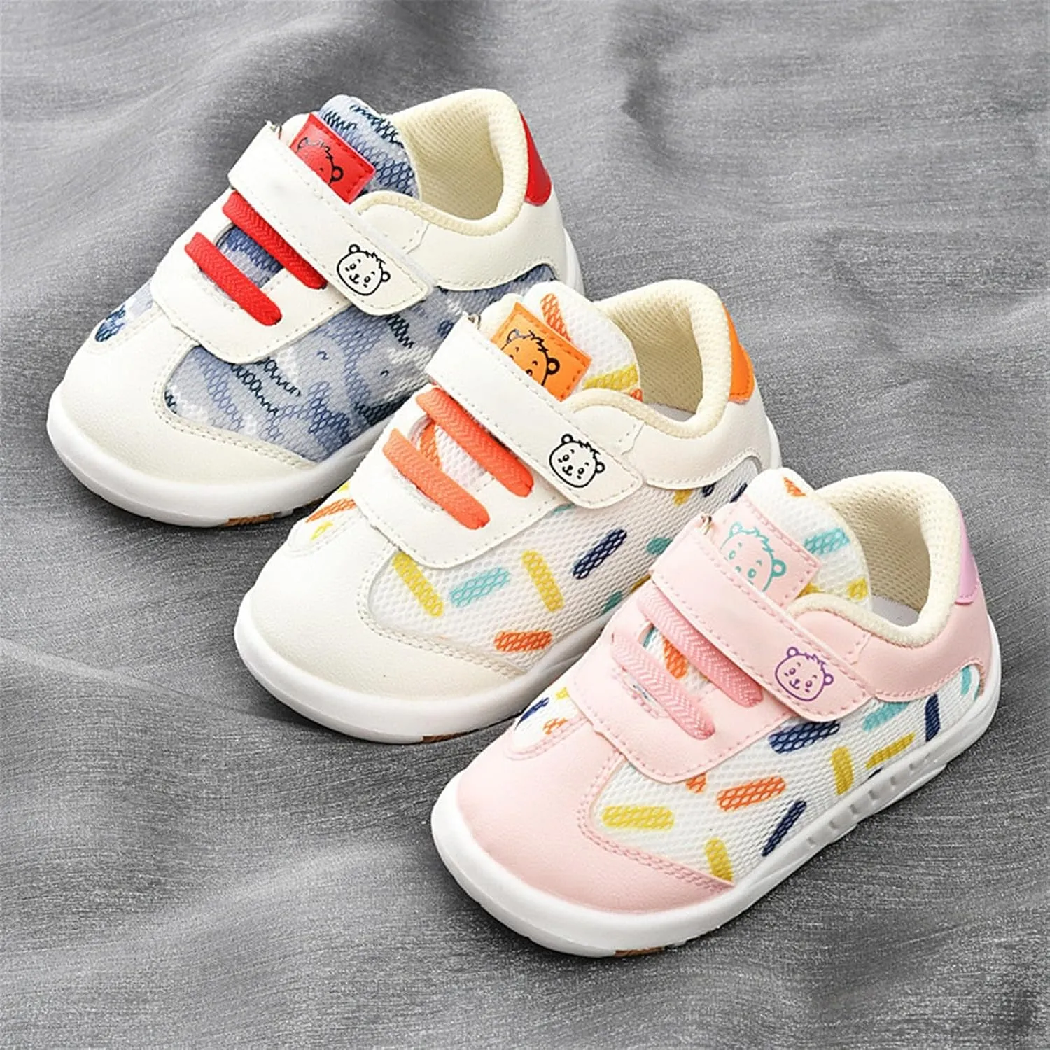 Autumn and Winter Baby Girls Boys Children's Shoes Sports Shoes Flat Bottom Non Slip Non Slip Breathable Soft Shoes Youth Soccer Cleats Size 3