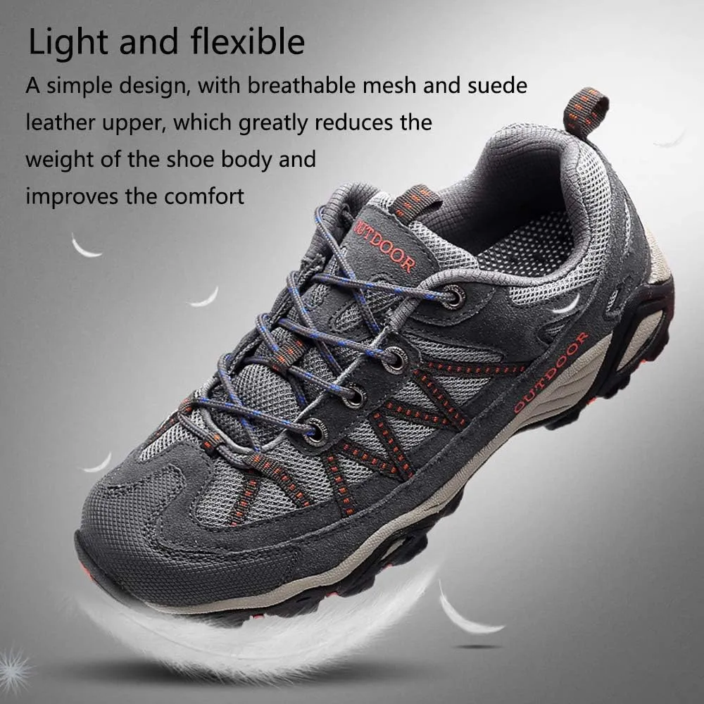Autumn Outdoor Hiking Shoes, Low-top Non-Slip Wear-Resistant Travel Shoes, Non-Slip Outdoor Men's Shoes, Men's Sports Shoes (Dark Blue 39)