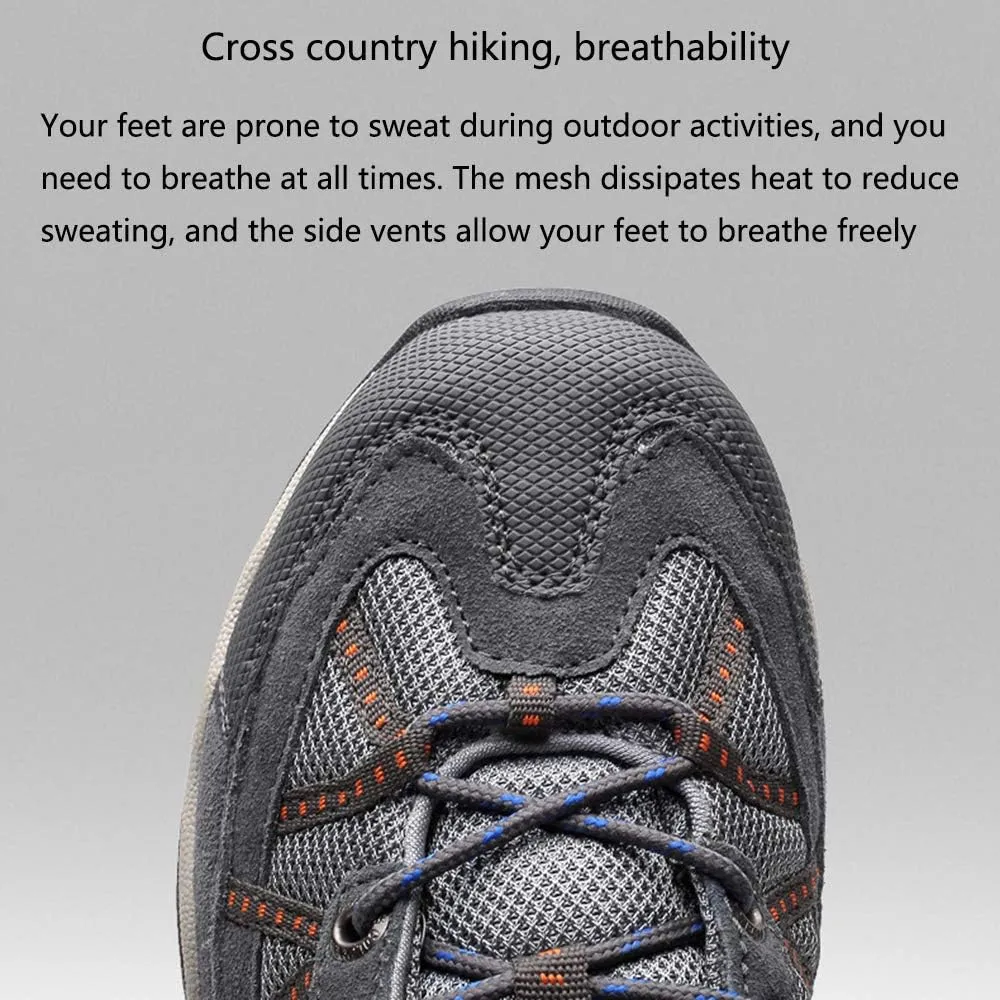 Autumn Outdoor Hiking Shoes, Low-top Non-Slip Wear-Resistant Travel Shoes, Non-Slip Outdoor Men's Shoes, Men's Sports Shoes (Dark Blue 39)