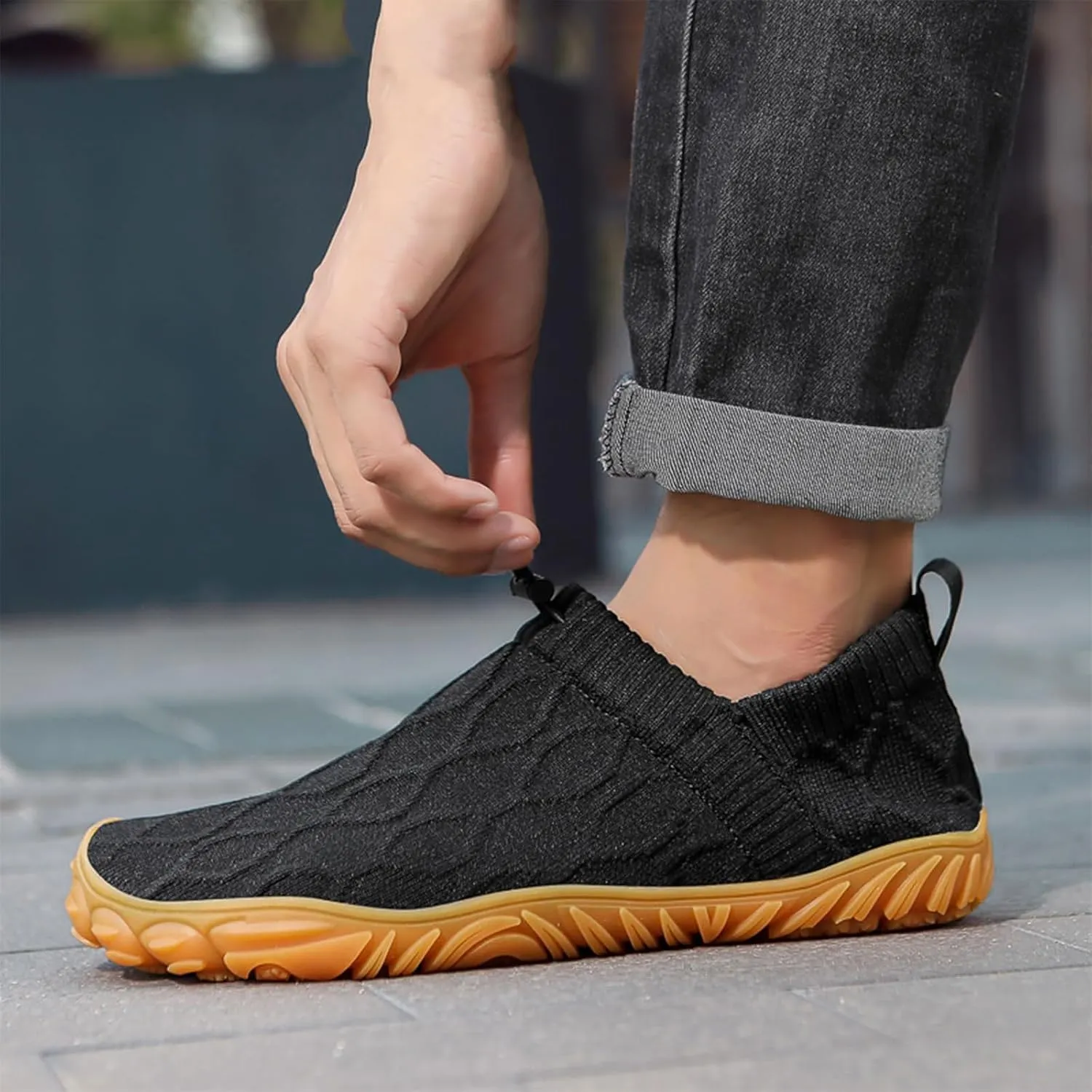 Barefoot Water Shoes for Men Minimalist Comfortable for Beach Outdoor Hiking Aqua Swim Pool River Boat Travel Running Walking Sneakers