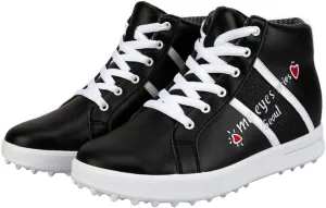 BHB High Heel Golf Shoes for Women and Girls, Waterproof Spikeless Glitter Golf Shoes for Girls