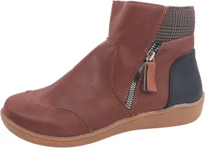 Black Knee High Winter Boots for Women Women Waterproof Snow Boots with Zipper Winter Boots for Women Ankle Booties Sexy Womens Duck Boots Waterproof Insulated Wide Botas Nieve