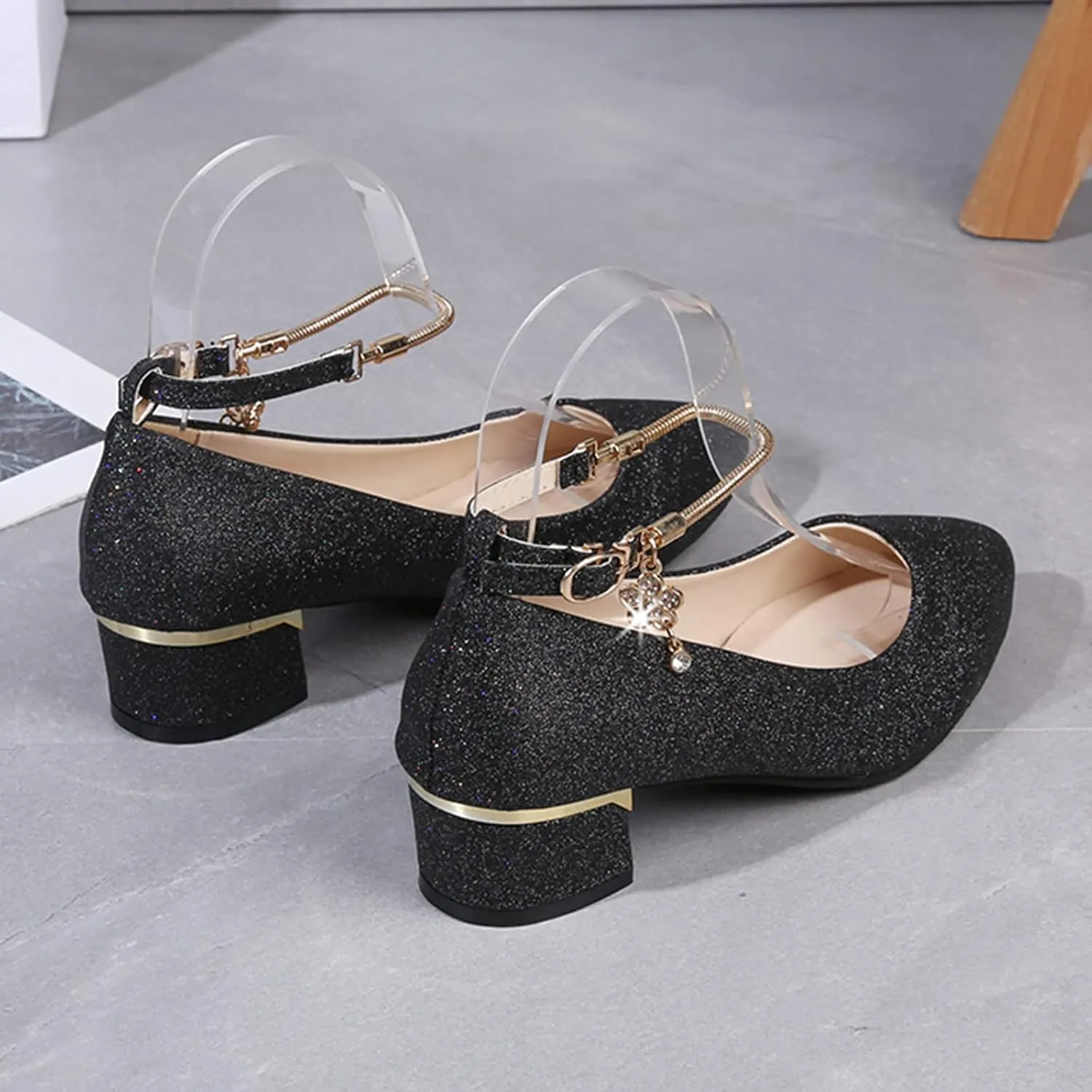 Bohemian Heels Ladies Women Sandals Fashion High Crystal Shoes Women's high Heels High Heels Dancing