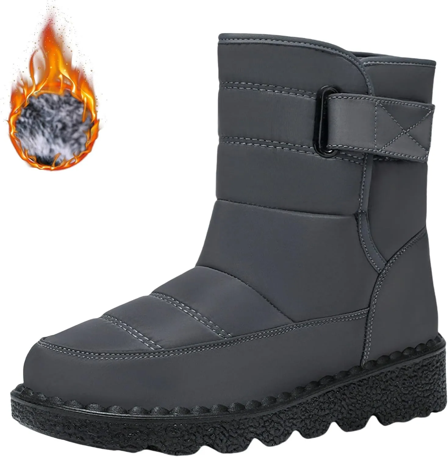 Botas De Mujer Para La Lluvia Y Nieve Winter Fashion Boots for Women 2024 Trendy Black Winter Boots Fur Boots for Women Womens Winter Boots Waterproof Fashion Daily Deals