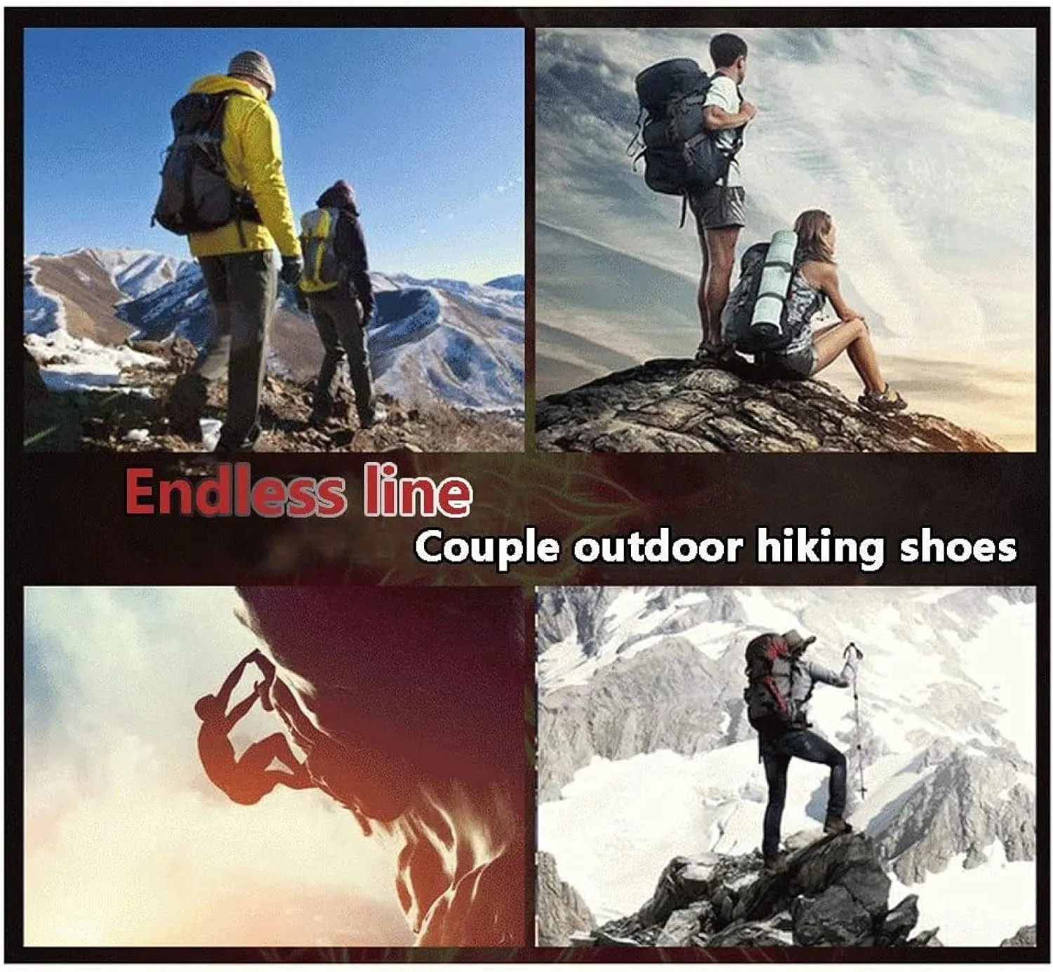 Breathable Trekking Mountain Boots Anti-Slippery Sneakers Waterproof Hiking Shoes for Men Suede Leather Sneakers,B-40 EU