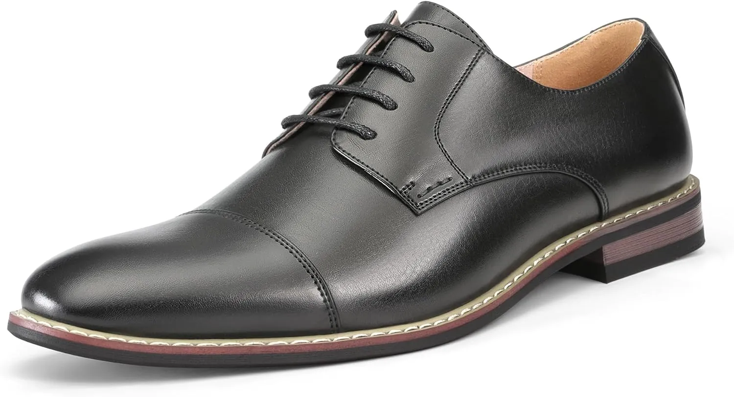 Bruno Marc Italy Prince Men's Classic Modern Oxford Wingtip Lace Dress Shoes