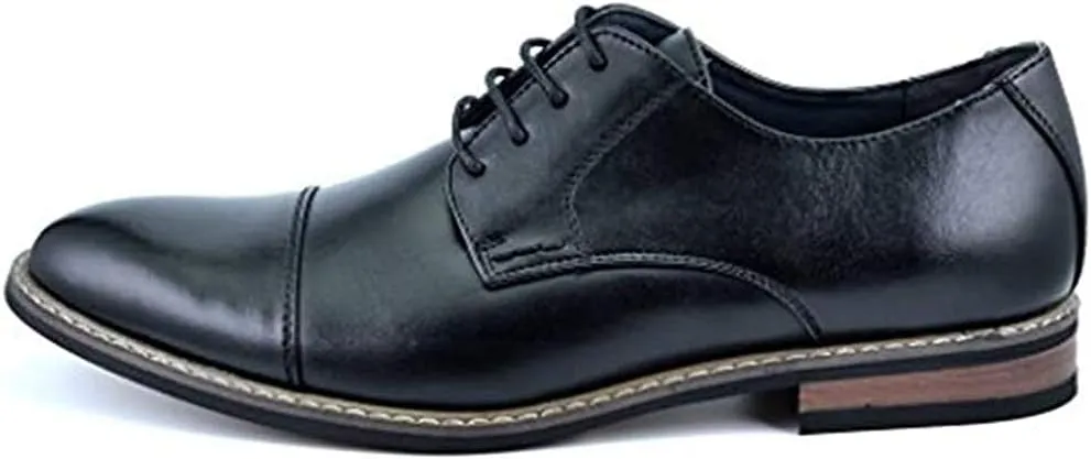 Bruno Marc Italy Prince Men's Classic Modern Oxford Wingtip Lace Dress Shoes