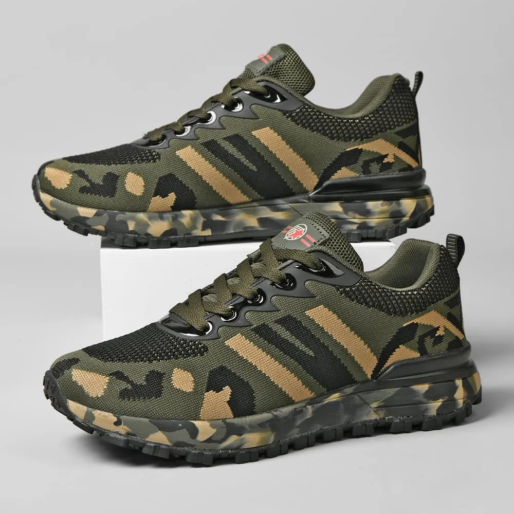 Camo Shoes Mesh Breathable Running Shoes Outdoor Hiking Shoes Training Shoes