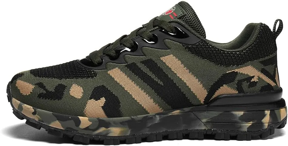 Camo Shoes Mesh Breathable Running Shoes Outdoor Hiking Shoes Training Shoes