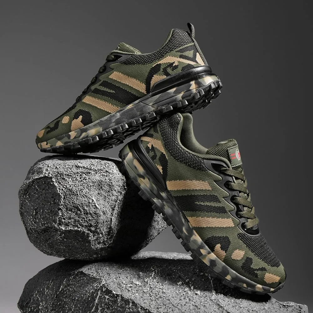 Camo Shoes Mesh Breathable Running Shoes Outdoor Hiking Shoes Training Shoes