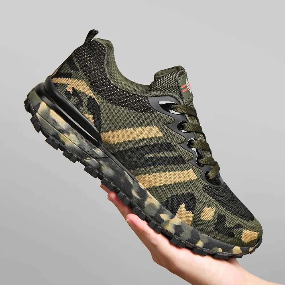 Camo Shoes Mesh Breathable Running Shoes Outdoor Hiking Shoes Training Shoes