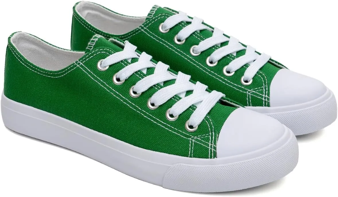 Canvas Shoes for Women Casual Low Top Sneakers Fashion Womens Tennis Shoes for Everyday Wear