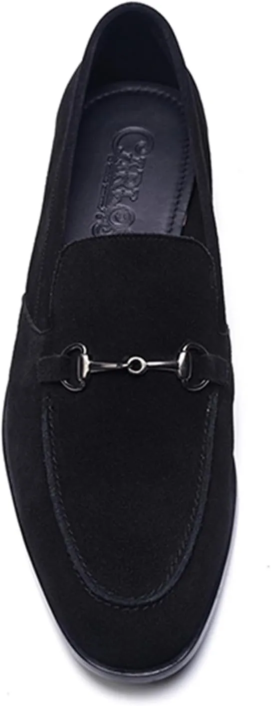 Carlos Santana Louis Bit Loafer for Men | Easy Slip-On Style | Full Grain Calfskin Leather | Rubber Outsole | Ortholite Leather Footbed | Full Leather Lining | Reliable Traction & Sip Resistance