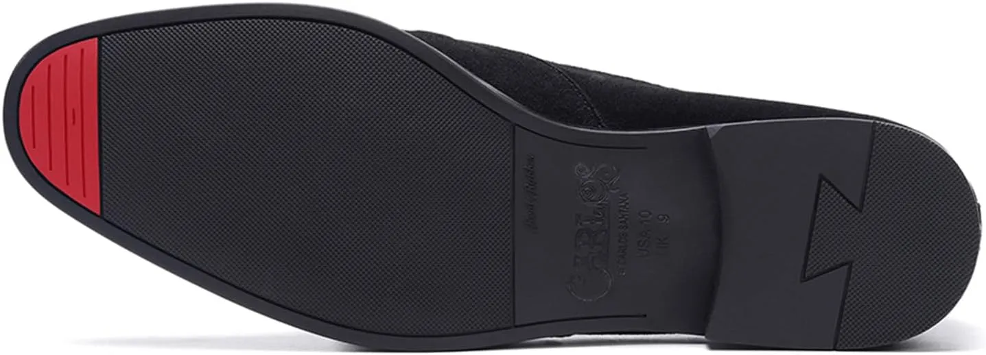 Carlos Santana Louis Bit Loafer for Men | Easy Slip-On Style | Full Grain Calfskin Leather | Rubber Outsole | Ortholite Leather Footbed | Full Leather Lining | Reliable Traction & Sip Resistance