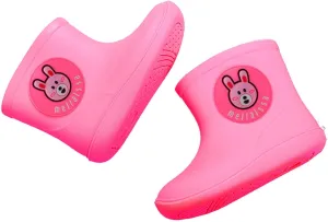 Cartoon Boots Kids Shoes Baby Rain Rain Boys Toddler Girls Rubber Baby Shoes Fashion Shoes for Kids (Pink, 3-4 Years)