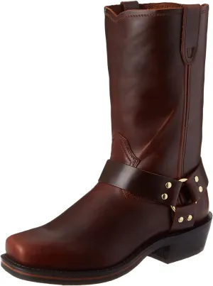 CHUUMEE Men's Classic Western Cowboy Square Toe Embroidered Cowboy Boots