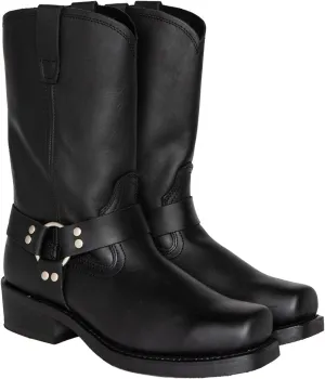 CHUUMEE Men's Classic Western Cowboy Square Toe Embroidered Cowboy Boots