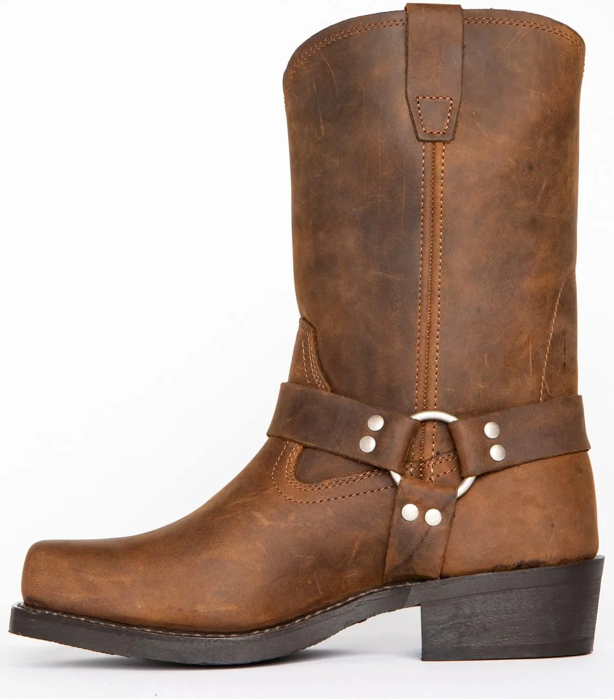CHUUMEE Men's Classic Western Cowboy Square Toe Embroidered Cowboy Boots