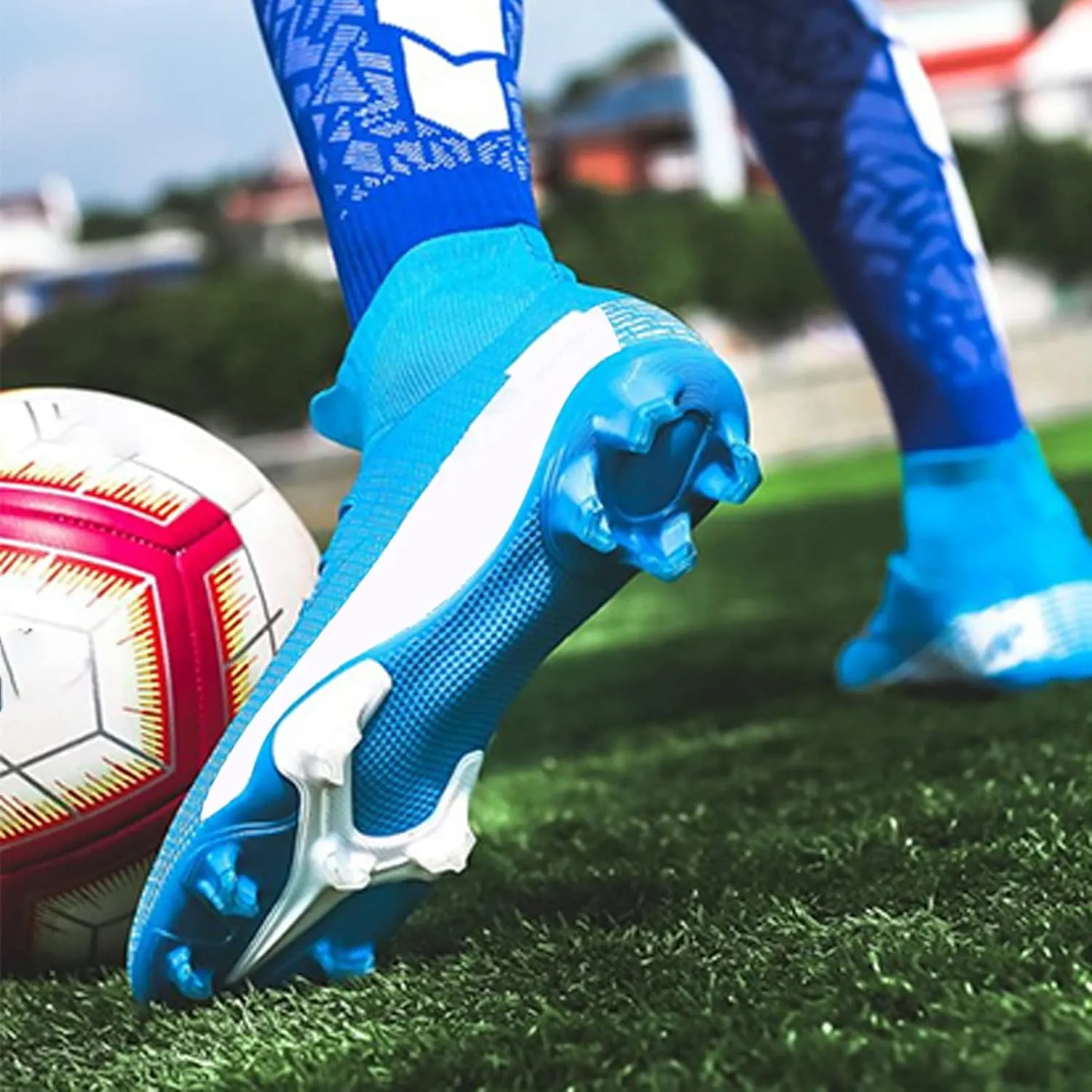 Cleats Men Soccer Shoes Outdoor Indoor Training Adult Football Shoes Grass Training Match Sport Sneakers