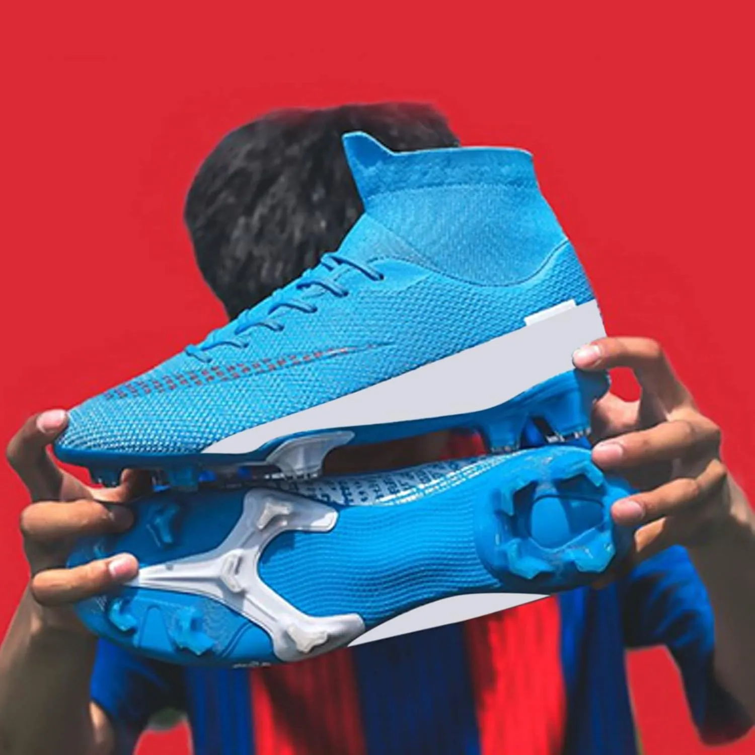 Cleats Men Soccer Shoes Outdoor Indoor Training Adult Football Shoes Grass Training Match Sport Sneakers