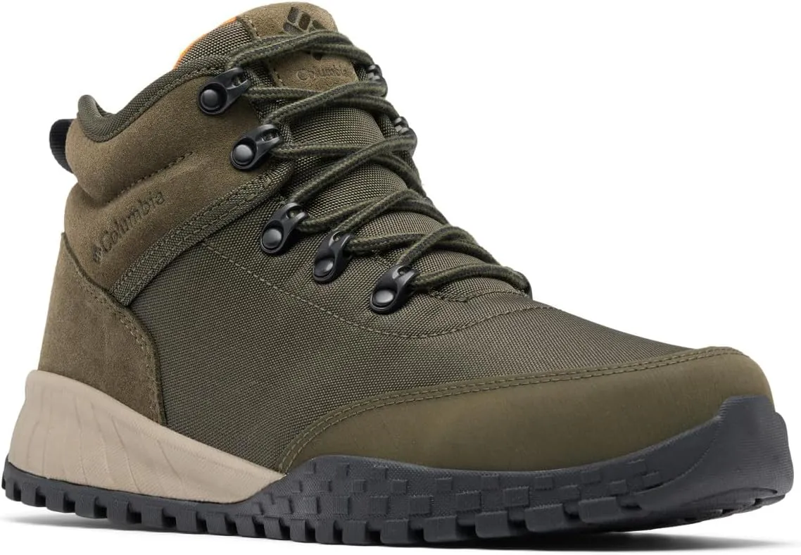 Columbia Men's Fairbanks Mid, Deep Olive/Desert Sun, 9.5