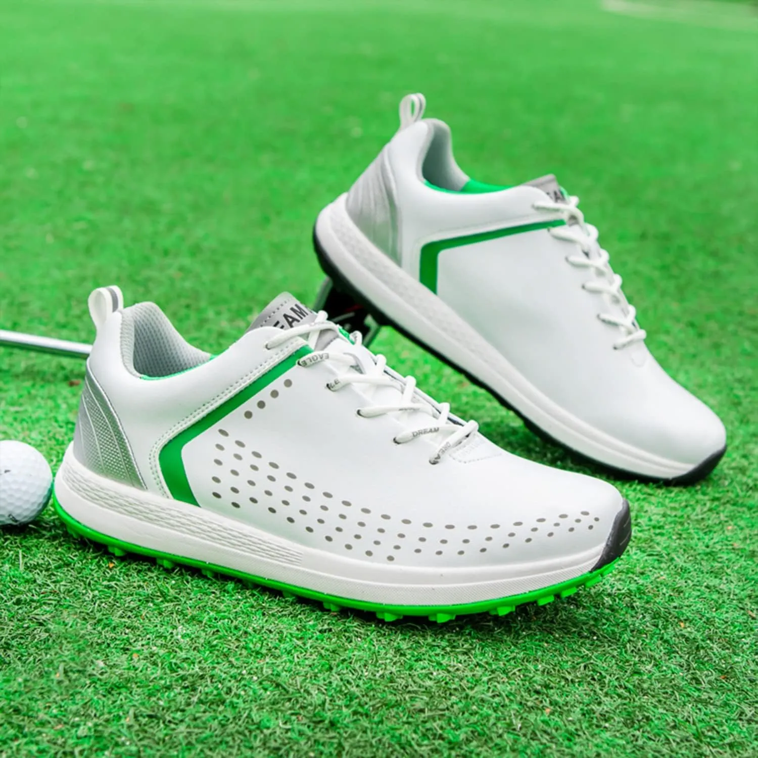 Comfortable Golf Shoes Men Spikeless Golf Shoes for Men Breathable Waterproof Golf Sport Training Sneakers