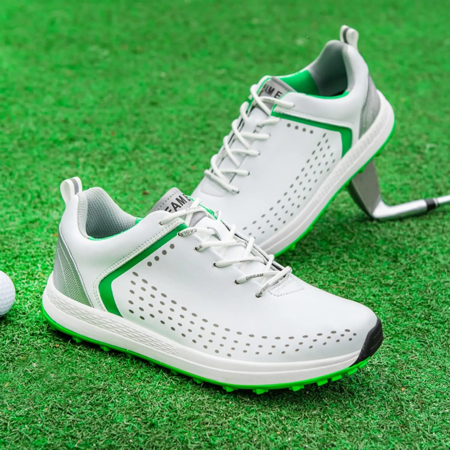 Comfortable Golf Shoes Men Spikeless Golf Shoes for Men Breathable Waterproof Golf Sport Training Sneakers