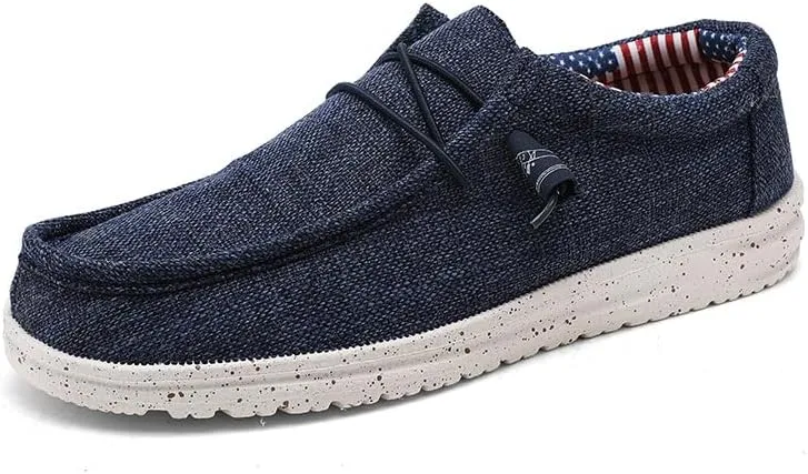Comfy Trendy Slip-On Loafers - Breathable, Non-Slip, Casual Sneakers for Men's Outdoor Activities with Soft Insoles and Easy Slip-On Design