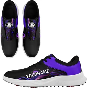Custom Spikeless Golf Shoes for Men, Women's Waterproof Breathable Golf Sneakers with Air-Outer Comfortable Trainers