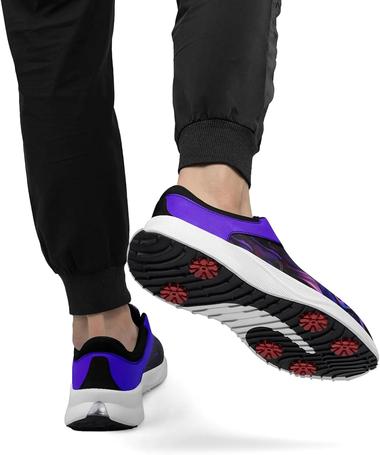 Custom Spikeless Golf Shoes for Men, Women's Waterproof Breathable Golf Sneakers with Air-Outer Comfortable Trainers