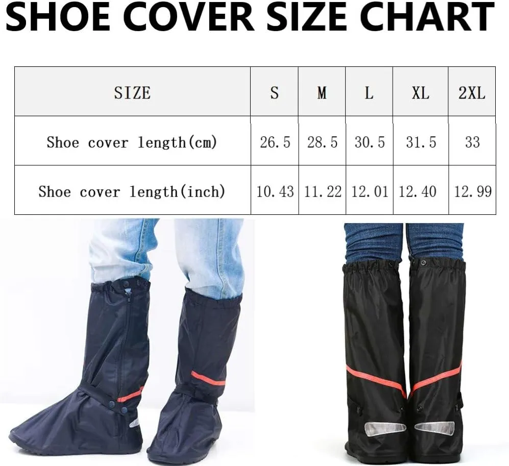 Cycling Shoe Covers Waterproof Men Women Reusable Rain Boot Covers
