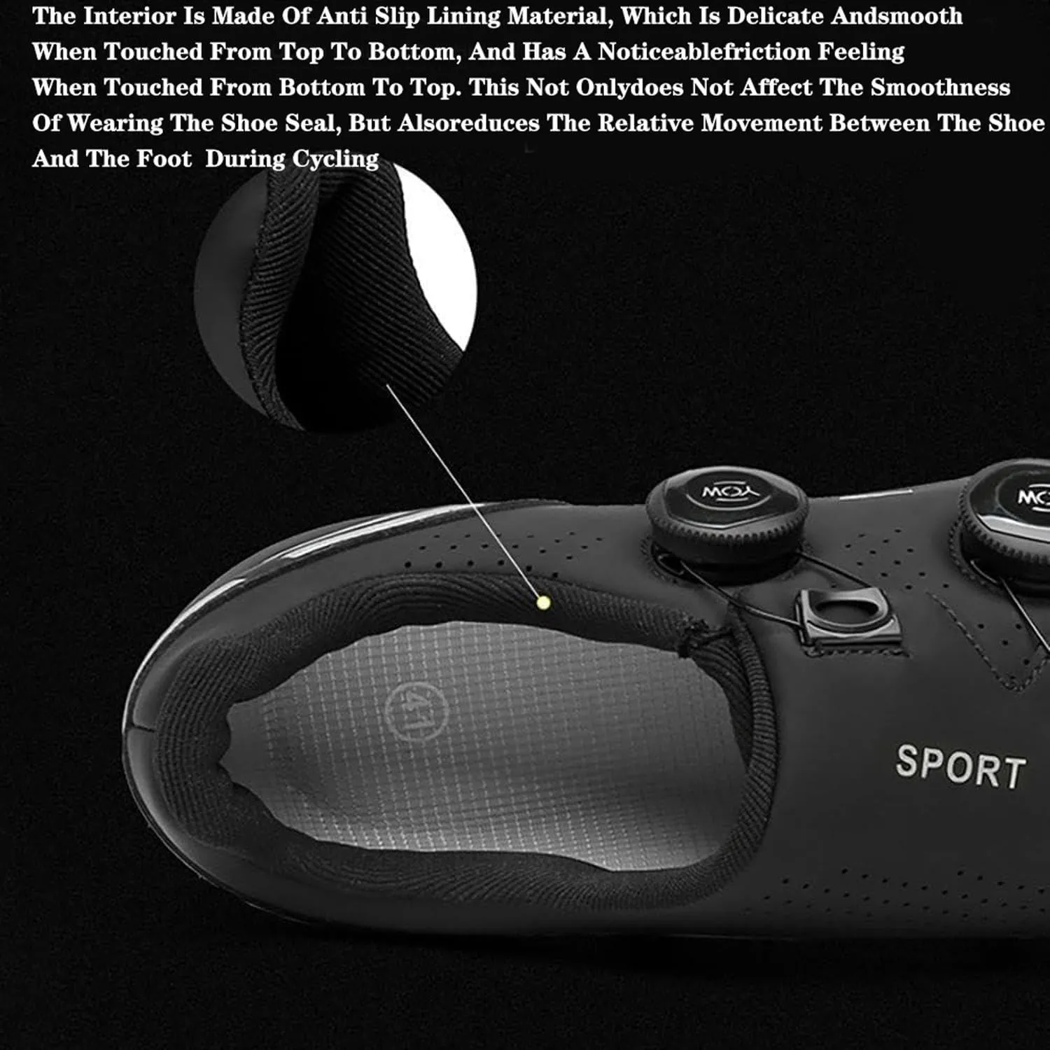Cycling Shoes Men & Women SPD-SL - Road Bike & MTB Cycling Shoes, Breathable Unisex Click Shoes for Road & Terrain