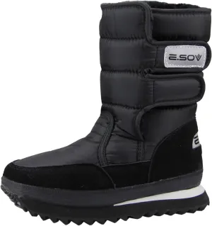 Extra Wide Calf Snow Boots for Women Plus Size Womens Snow Boots Ankle Boots Side Zipper Womens Boots for Winter Womens Waterproof Boots Hiking Botas De Invierno Modernas Para Mujer Deals Cheap
