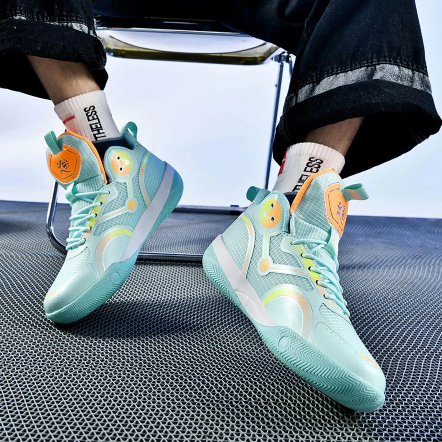Fashion Non-Slip Breathable Wearable Sports Basketball Shoes