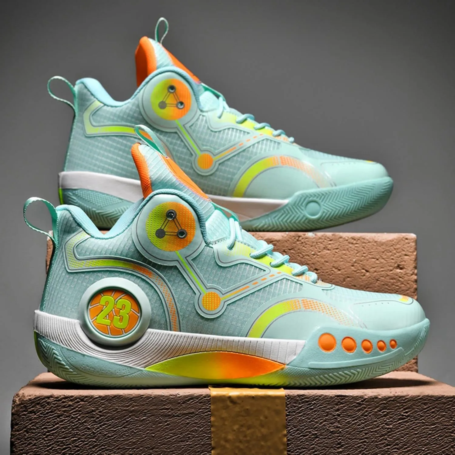 Fashion Non-Slip Breathable Wearable Sports Basketball Shoes