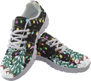 GIFTPUZZ Mens Sneakers Athletic Running Sports Shoes Breathable Mesh Tennis Shoes Non Slip Gym Workout Travel Shoes with Soft Non Slip Sole
