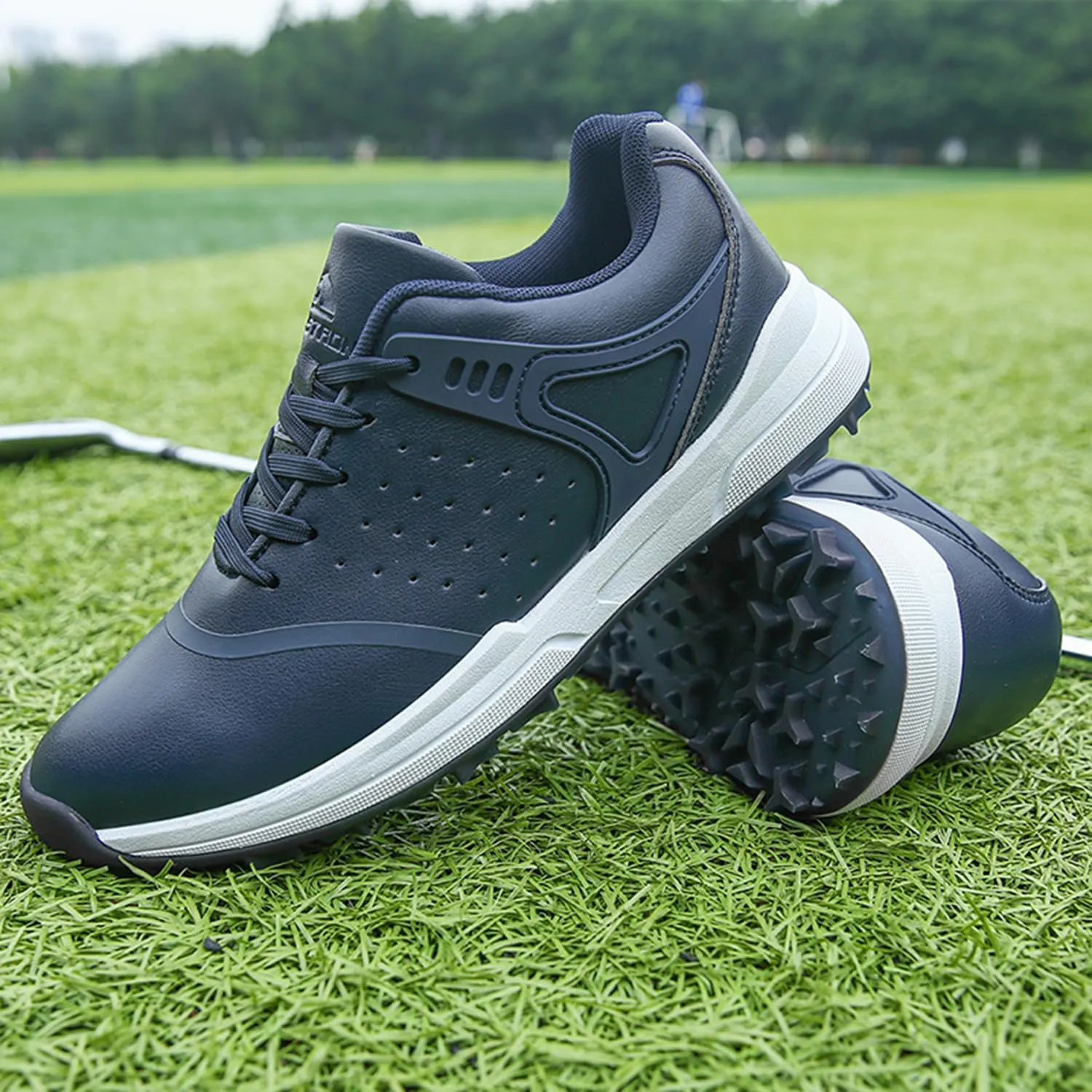 Golf Shoes Men Professional Golf Wears Breathable Spikeless Golfers Sneakers Anti Slip Walking Footwears